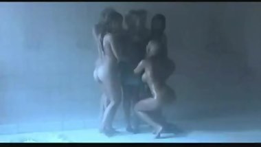 Lesbian shower orgy