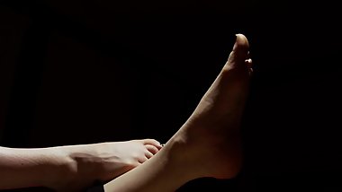 Katy's Lesbian, Goth Soles Show Off In the Red Light