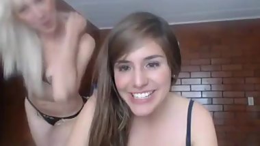 Two Sexy Latinas Have Lesbian Sex on Live Web Cam Show