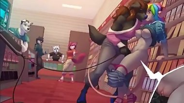 Lesbian Furrys testing a Gaming Controller