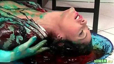 Lezzies wet with jelly