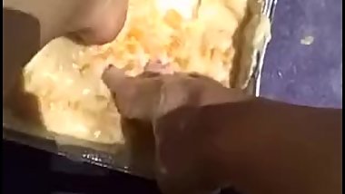 Lesbian slave eat on mistress feet