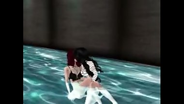 Lesbians Kissing In The Pool Part 3