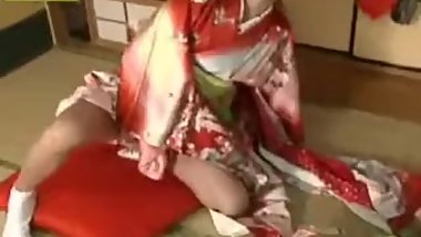 3 Japanese Women Masturbate Together In Traditional Kimono