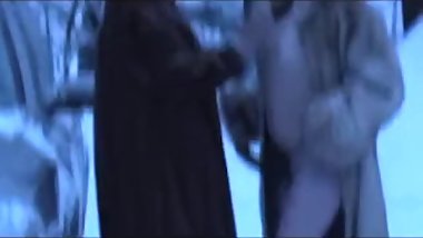 Public lesbians, fur coats with strap on