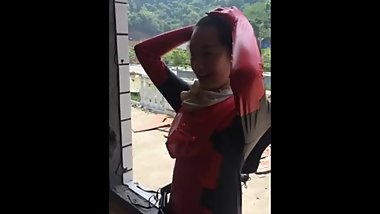 dead pool cosplay chines girl behind scene