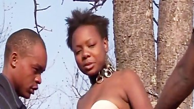 Local guys tearing black big tits girl hairy pussy roughly