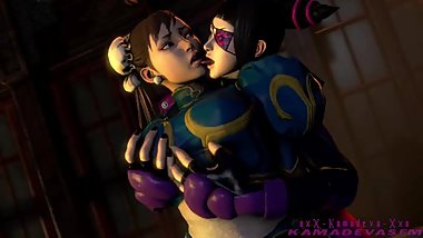 Street Fighter V - Juri Vs Chun Li
