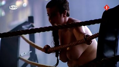 Nude Tape Fist Boxing Photoshoot