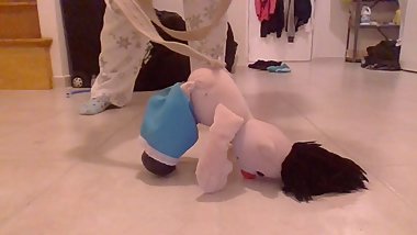 Giving My Sex Slave The Spanking She Deserves