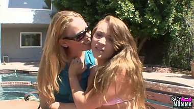 Taboo cougar milf sixtynining teenager babe