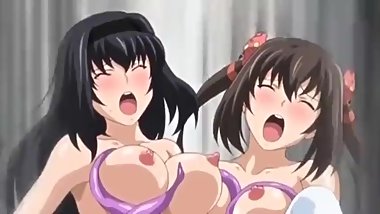 Two teen schoolgirls hard sex lesbian