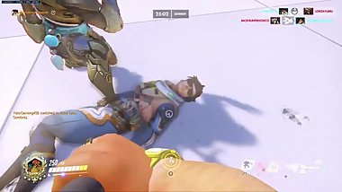 TorbjÃ¶rn Molten Cums on a lesbian and hammers her to death