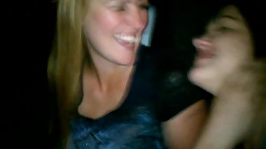 Me frenching my bestie while hubby films