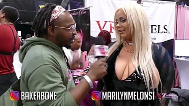 Marilyn Melons Interview  Exxxotica Expo  Zaddeee TV