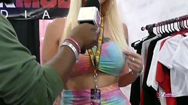 Alexis Andrews Interview  Exxxotica Expo  Zaddeee TV