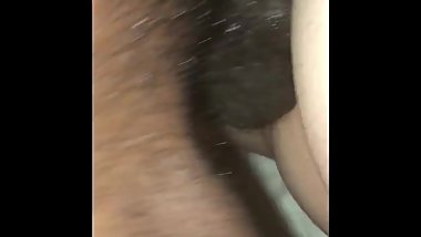 Fucking Lesbian Roomate until she cums and taps out