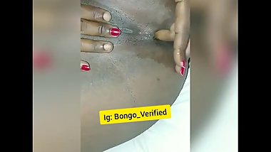 Fingering her wet Asshole