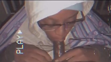 Deep Throat Ebony/ Sloppy Toppy XCLUSIVE FOOTAGE