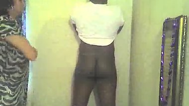 Estelle gives don a belt spanking