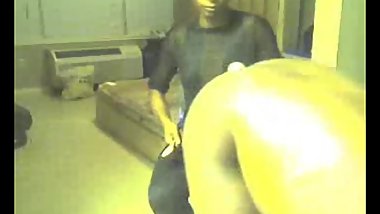 Donahue spanks don with a wooden spoon in wheelbarrow position