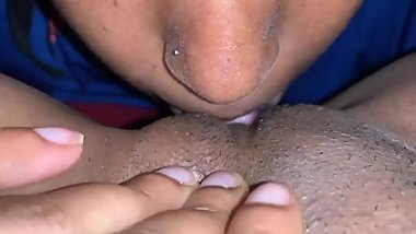 She wakes me up to eat my pussy