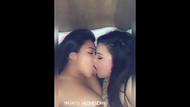 Maia and Camilla having fun