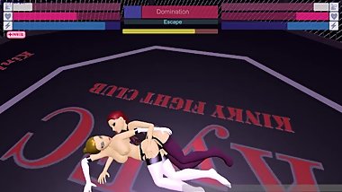 Kinky Fight Club Gameplay by MrZGames-Patreon-Vampiress vs Executive Beauty
